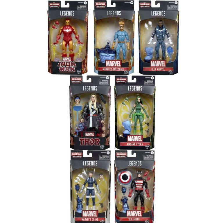 Hasbro Marvel The Avengers Legends Series Action Figures, Set of 7