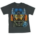 thumbnail image 1 of The Avengers  Mens T-Shirt - Hulk Captain America Iron Man Thor Head Collage (Large), 1 of 1