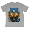 thumbnail image 1 of The Avengers Mens T-Shirt  - Hulk Captain America Iron Man Thor Head Collage, 1 of 1
