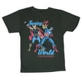 thumbnail image 1 of The Avengers  Mens T-Shirt - Saving The World Captain America & Thor Image (3X-Large), 1 of 1