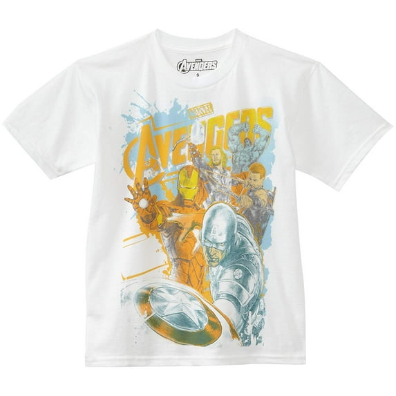 The Avengers Movie Concept Jumbo Youth White T-Shirt | M
