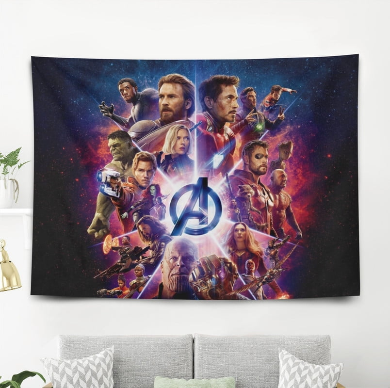 The Avengers Movie Tapestry for College Dorm Living Room And Bedroom Home Decor Poster Wall Art Tapestries Hanging for Gifts 40 x60 Walmart