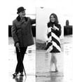 thumbnail image 1 of The Avengers Patrick Macnee Diana Rigg Iconic mirror image on beach 24X36 Poster, 1 of 1