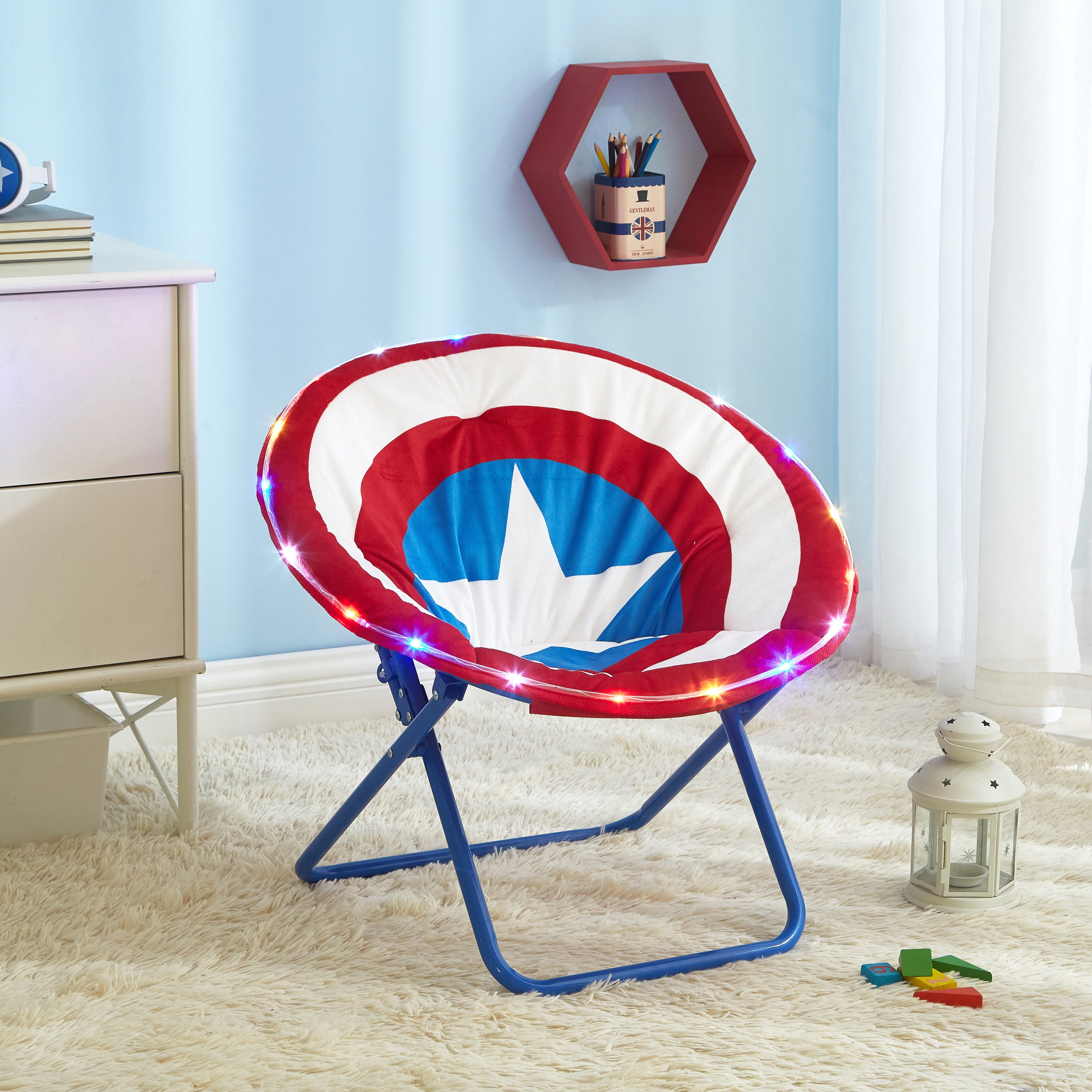 The Avengers Polyester Folding Chairs (1 Pack), Red