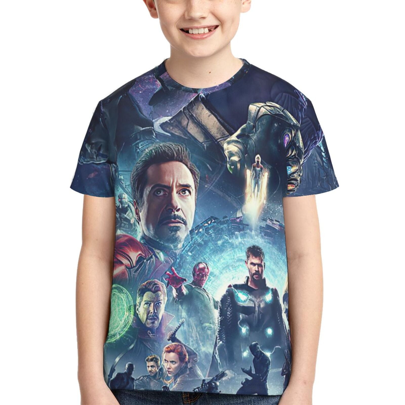 The Avengers T Shirts For Boys Girls, 3d Print Cartoon Graphics T Shirt ...