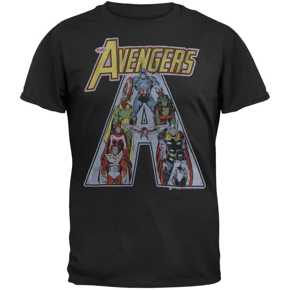 Vintage avengers cheap shirt
