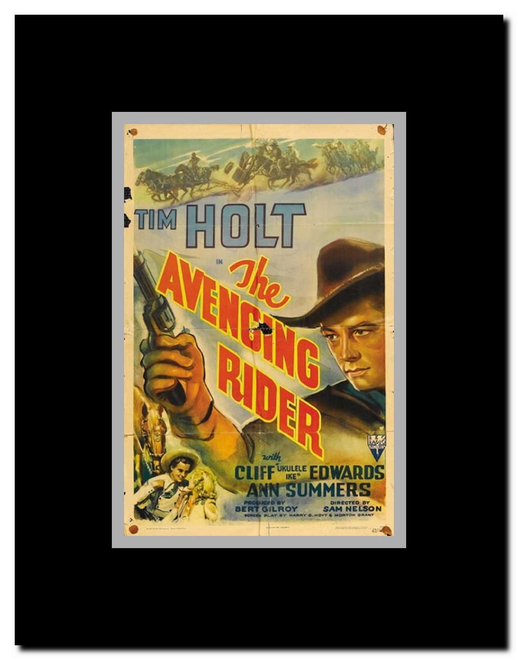 The Avenging Rider Framed Movie Poster