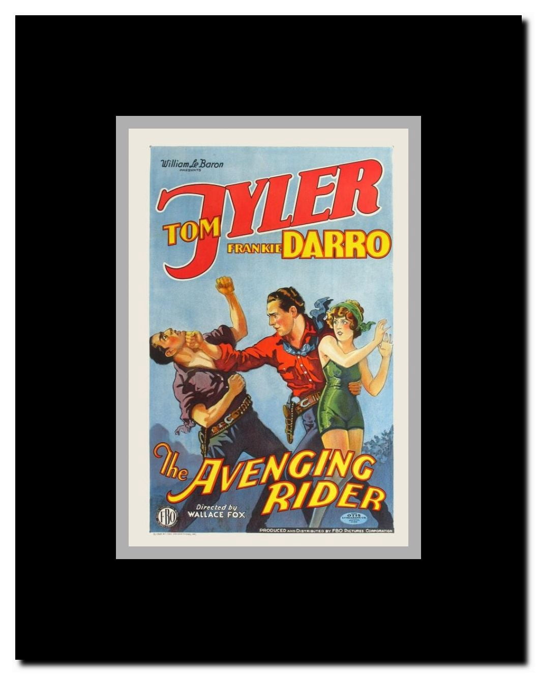 The Avenging Rider Framed Movie Poster