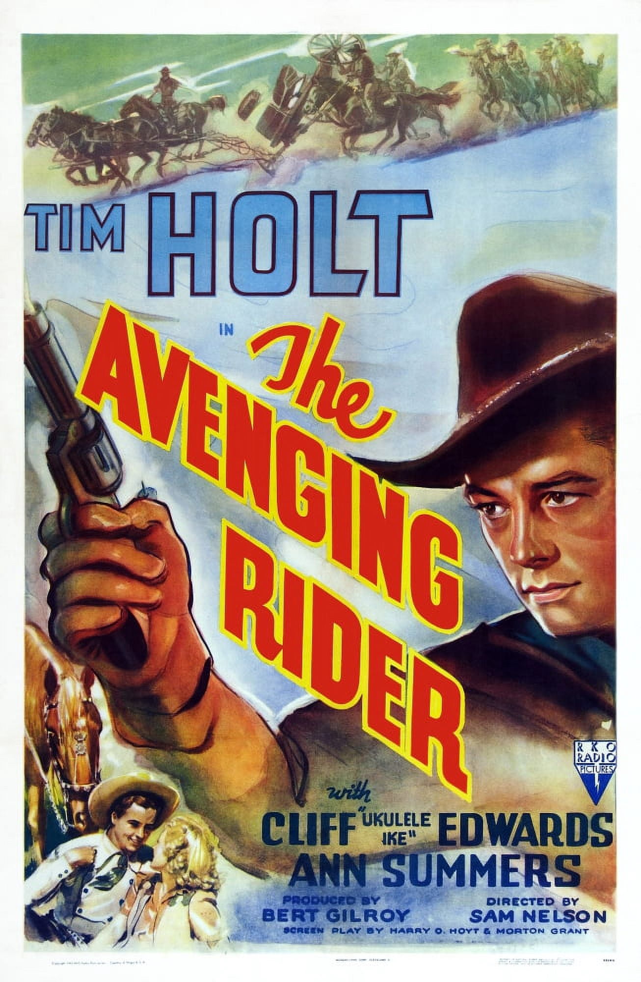The Avenging Rider U Canvas Art - (11 x 17)