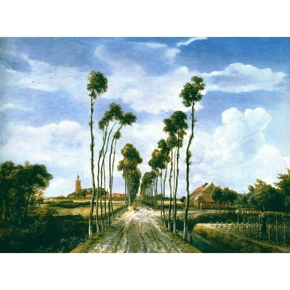 The Avenue At Middelharnis - CANVAS OR FINE PRINT WALL ART