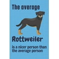 thumbnail image 1 of The Average Rottweiler is a Nicer Person than the Average Person : For Rottweiler Dog Fans (Paperback), 1 of 1