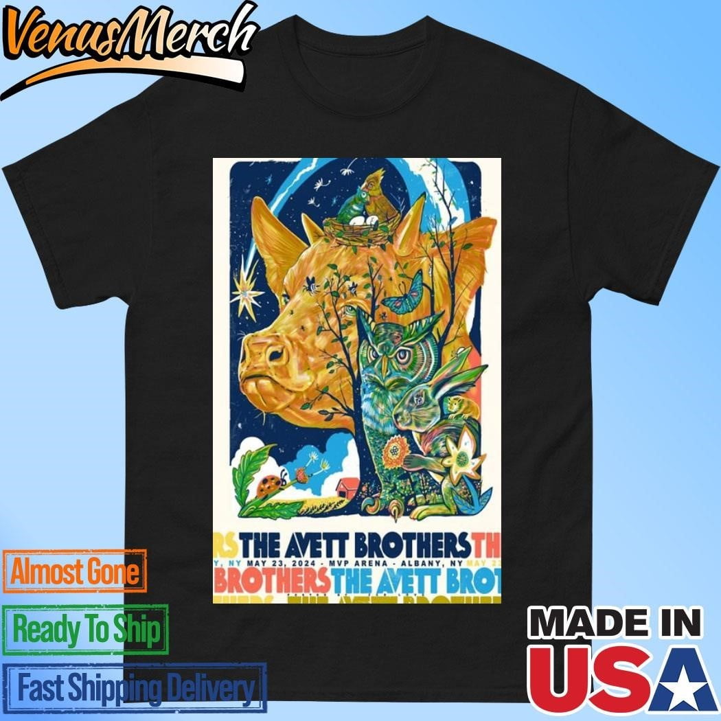 The Avett Brothers Albany Ny 2024 May 23 Mvp Arena Show Poster Shirt