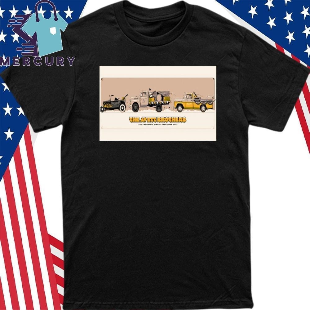The Avett Brothers In Des Moines Ia On August 16 2024 Tour Poster Shirt