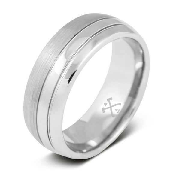 Manly Bands Tungsten - The Aviator - Size 6