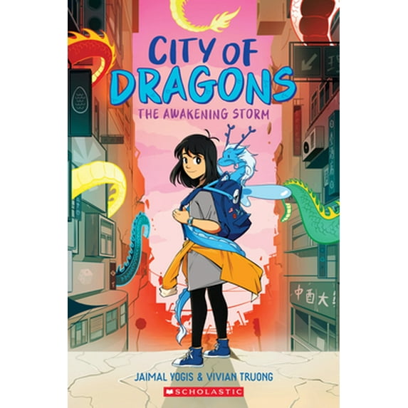 Pre-Owned The Awakening Storm: A Graphic Novel (City of Dragons #1) (Paperback) 133866042X 9781338660425