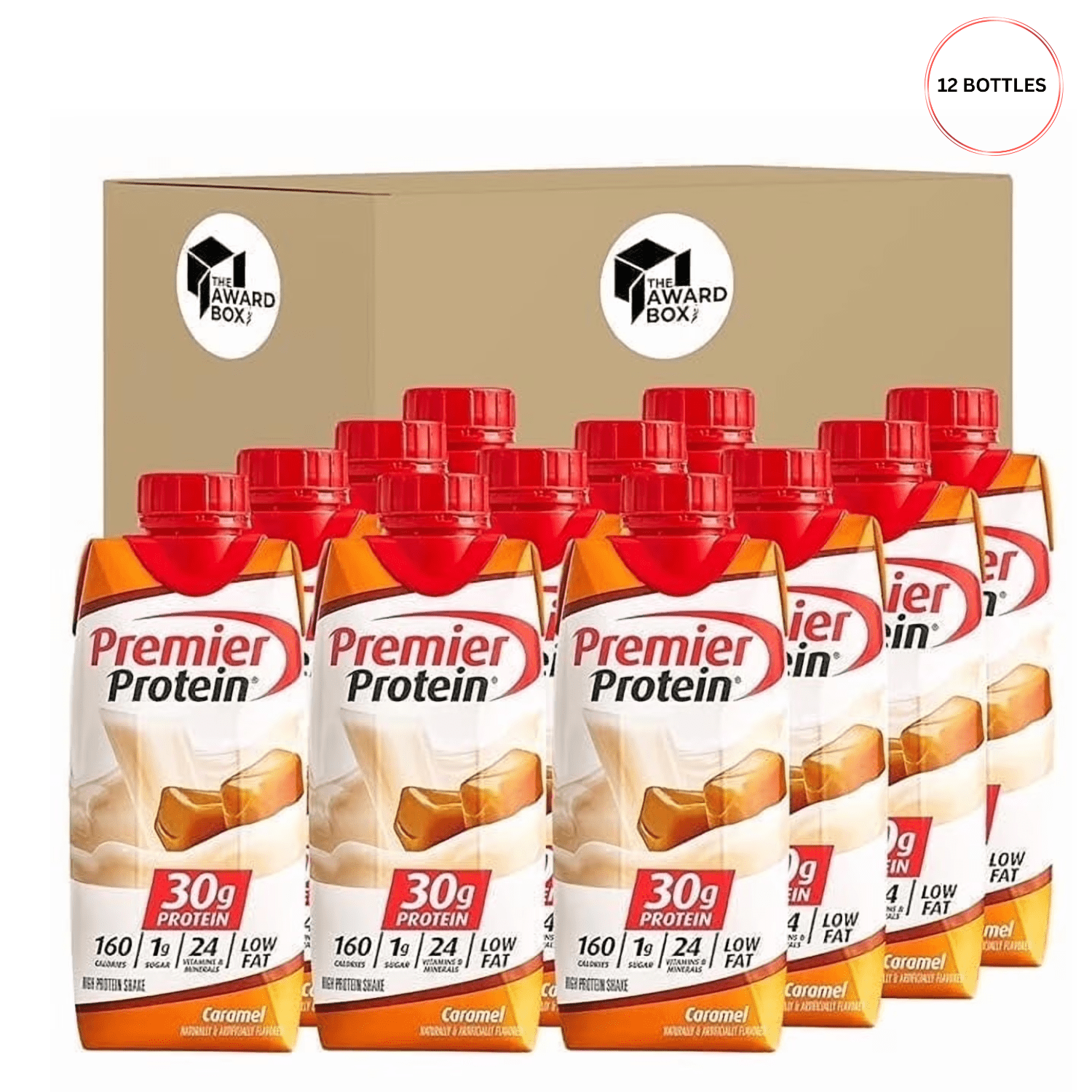 The Award Box Premier High Protein Shakes 30g Caramel 11 Fl. Oz Each ...