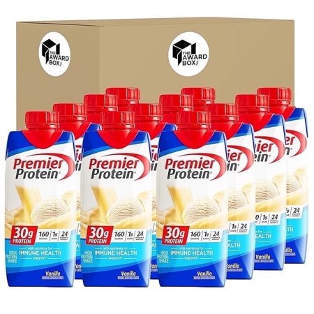 The Award Box Premier Protein Shake Vanilla 11 Fl oz. 30g Protein 12 Pack