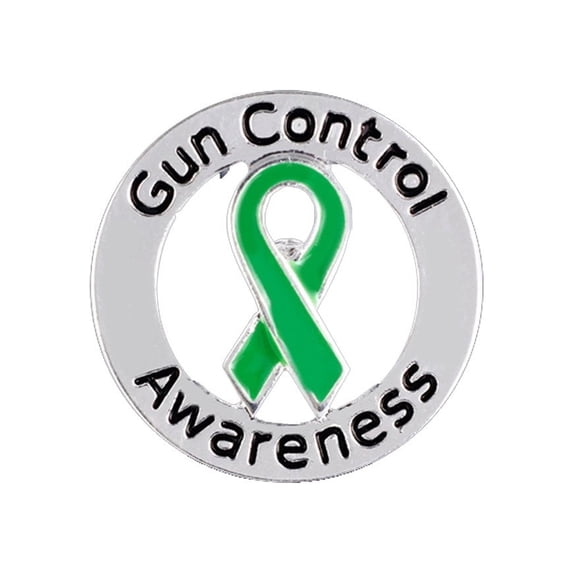 The Awareness Company Round Gun Control Awareness Pins, 25 Pack