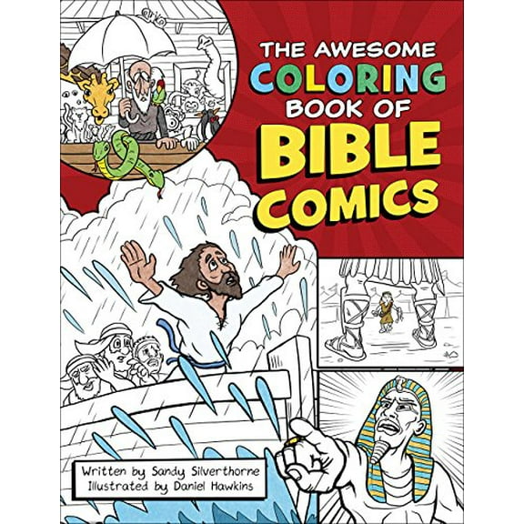 Pre-Owned The Awesome Coloring Book of Bible Comics (Paperback) 0736971033 9780736971034