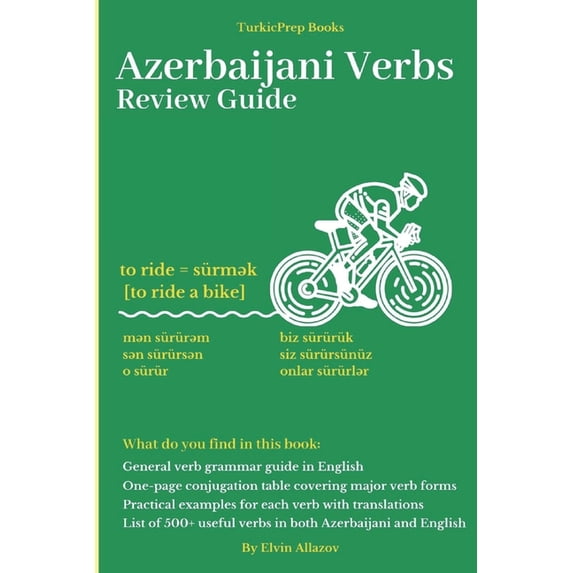 Azerbaijani Language Course - Beginners, The Azerbaijani Verbs: Review Guide, (Paperback)
