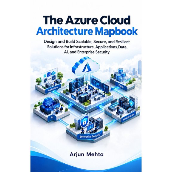 The Azure Cloud Architecture Mapbook: Design and Build Scalable, Secure, and Resilient Solutions for Infrastructure, App, (Paperback)