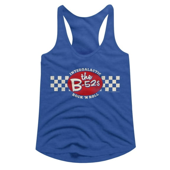 The B-52's Intergalactic Rock Royal Women's Slim Fit Racerback Tank Top