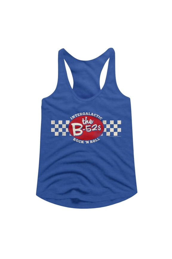 The B-52's Intergalactic Rock Royal Women's Slim Fit Racerback Tank Top