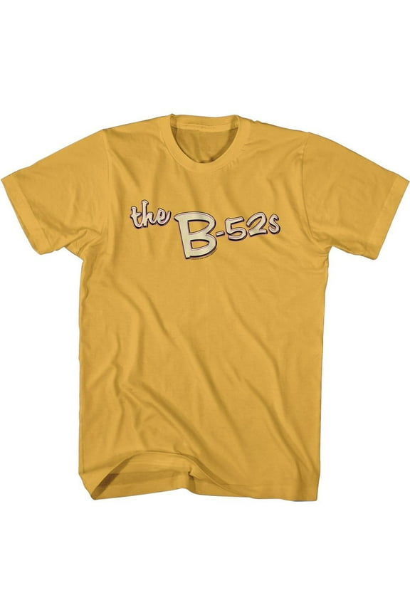 The B-52's The B Logo Ginger Adult T-Shirt