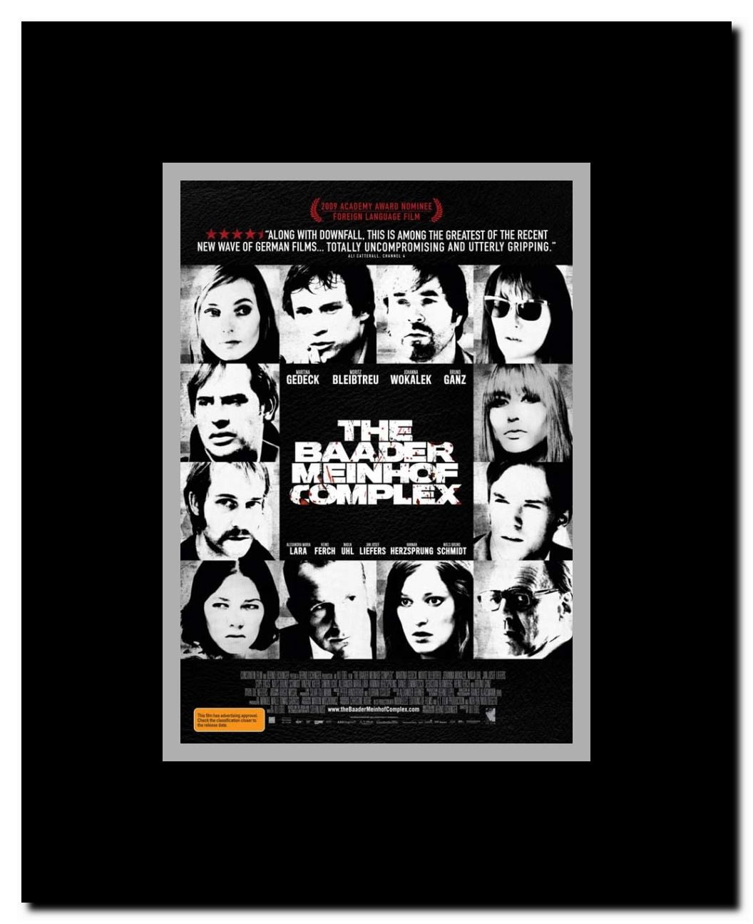 The Baader Meinhof Complex Framed Movie Poster