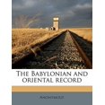thumbnail image 1 of The Babylonian and Oriental Recor, Volume 4 Paperback, 1 of 1