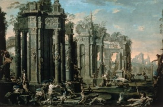 The Bacchanal Allessandro Magnasco (1667-1749 Italian) Pushkin Museum of Fine Arts Moscow Russia Canvas Art - Allessandro Magnasco (18 x 24)