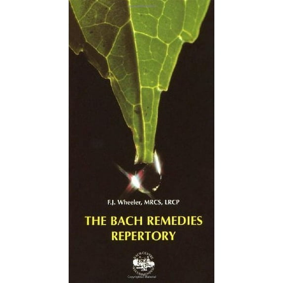 The Bach Remedies Repertory (Paperback) by F J Wheeler