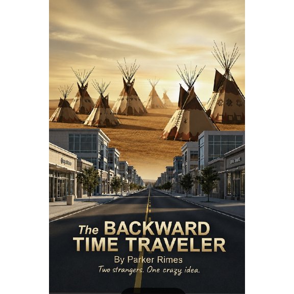 The Backward Time Traveler: Two strangers. One crazy idea., (Paperback)