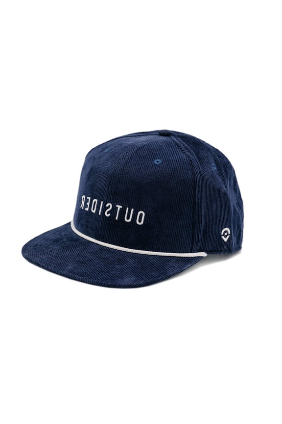 The Backwards Corduroy Hat - Navy