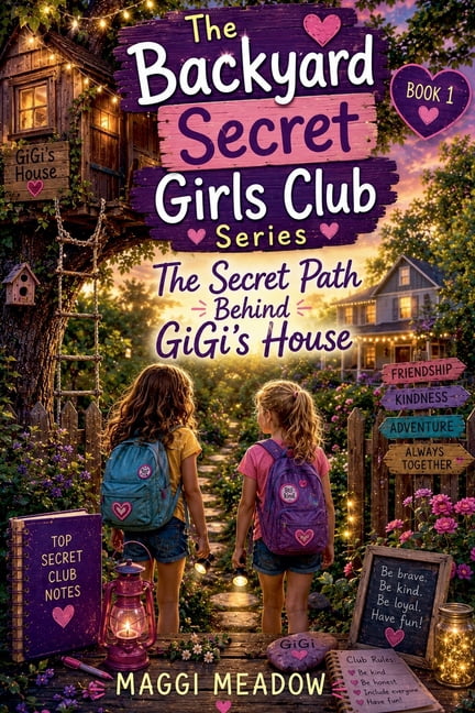 The Backyard Secret Girls Club The Secret Path Behind GiGi's House, Book 1, (Paperback)