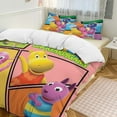thumbnail image 1 of The Backyardigans 3-Piece Bedding Set 86"x70" Bed Sheets Duvet Cover Pillowcases Pillow Shams Quilts Covers Adult Kids, 1 of 8