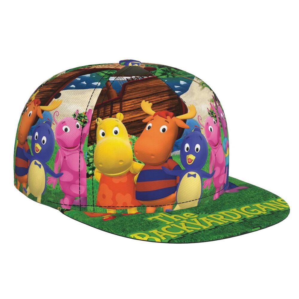 The Backyardigans Adjustable Flat Brim Baseball Cap Snapback Hat Hip ...