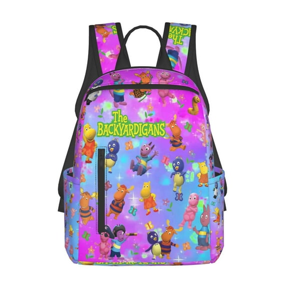 The Backyardigans Backpacks Large Capacity Travel Backpacks Laptop Bag Lightweight Daypack