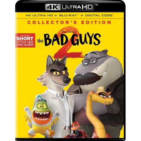 The Bad Guys 2 (4K Ultra HD + Blu-ray + Digital Copy), Family, DreamWorks