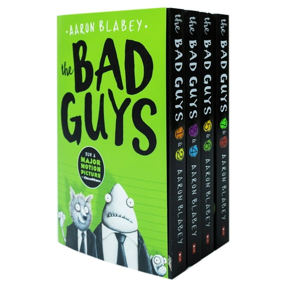 The Bad Guys Episodes by Aaron Blabey: 1-8 Collection 4 Books Set - Ages 7-9 - Paperback