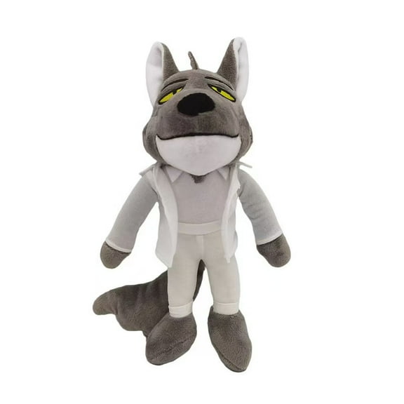 The Bad Guys Cartoon Plush Wolf Shark Spider and Snake