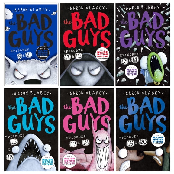 The Bad Guys Episodes 9-20 By Aaron Blabey 6 Books Collection Set - Ages 7-9 - Paperback