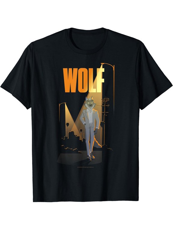 The Bad Guys Mr. Wolf City Street Light T-Shirt