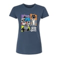 thumbnail image 1 of The Bad Guys - Mr. Wolf and Friends Collage - Juniors Fitted Short Sleeve Graphic T-Shirt, 1 of 4