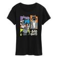 thumbnail image 1 of The Bad Guys - Mr. Wolf and Friends Collage - Women's Short Sleeve Graphic T-Shirt, 1 of 4