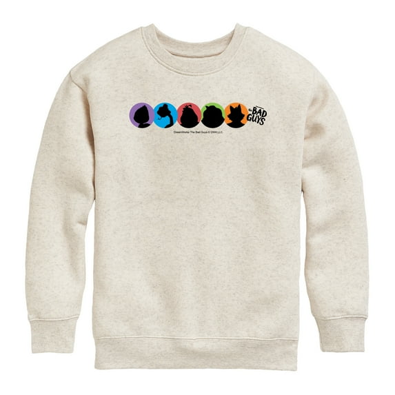 Hybrid Apparel - The Bad Guys - Youth Boys Crew Fleece Sweatshirt