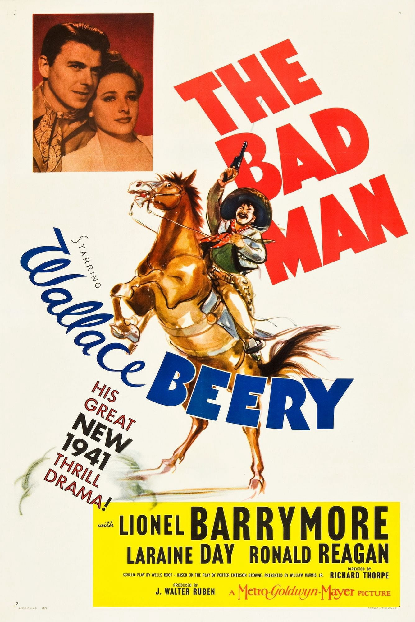 The Bad Man Canvas Art - (11 x 17)