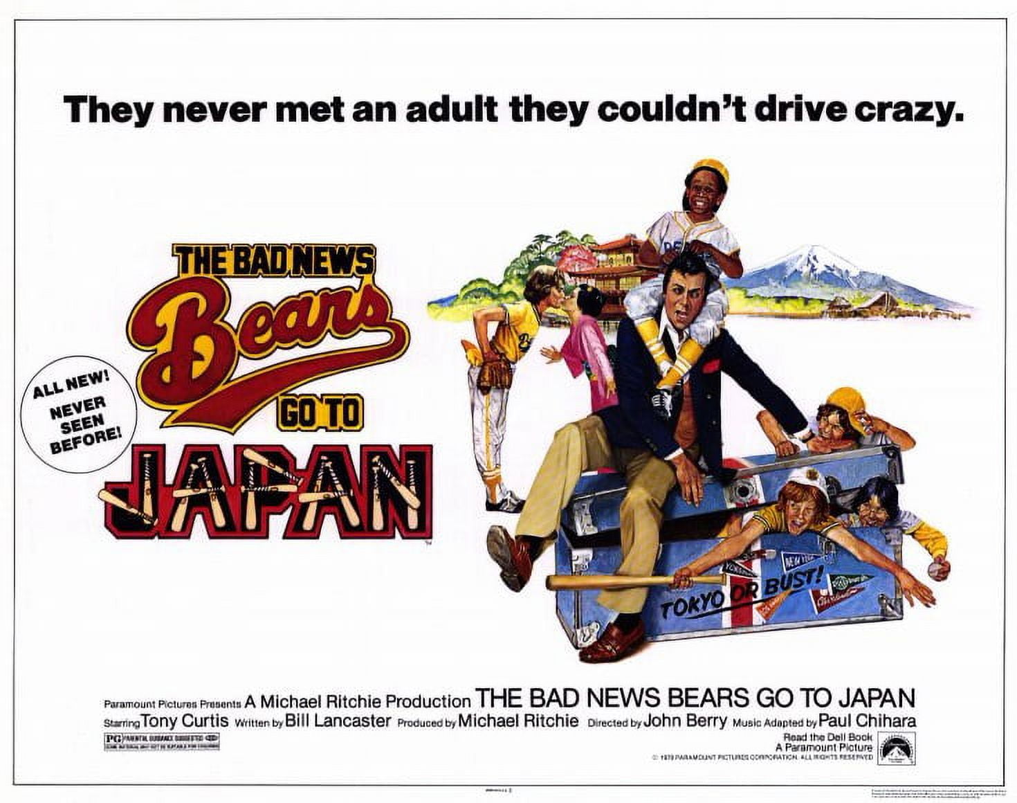 Watch The Bad News Bears Go To Japan Online Free The Bad News Bears Go To Japan - movie POSTER (Style A) (11" x 14