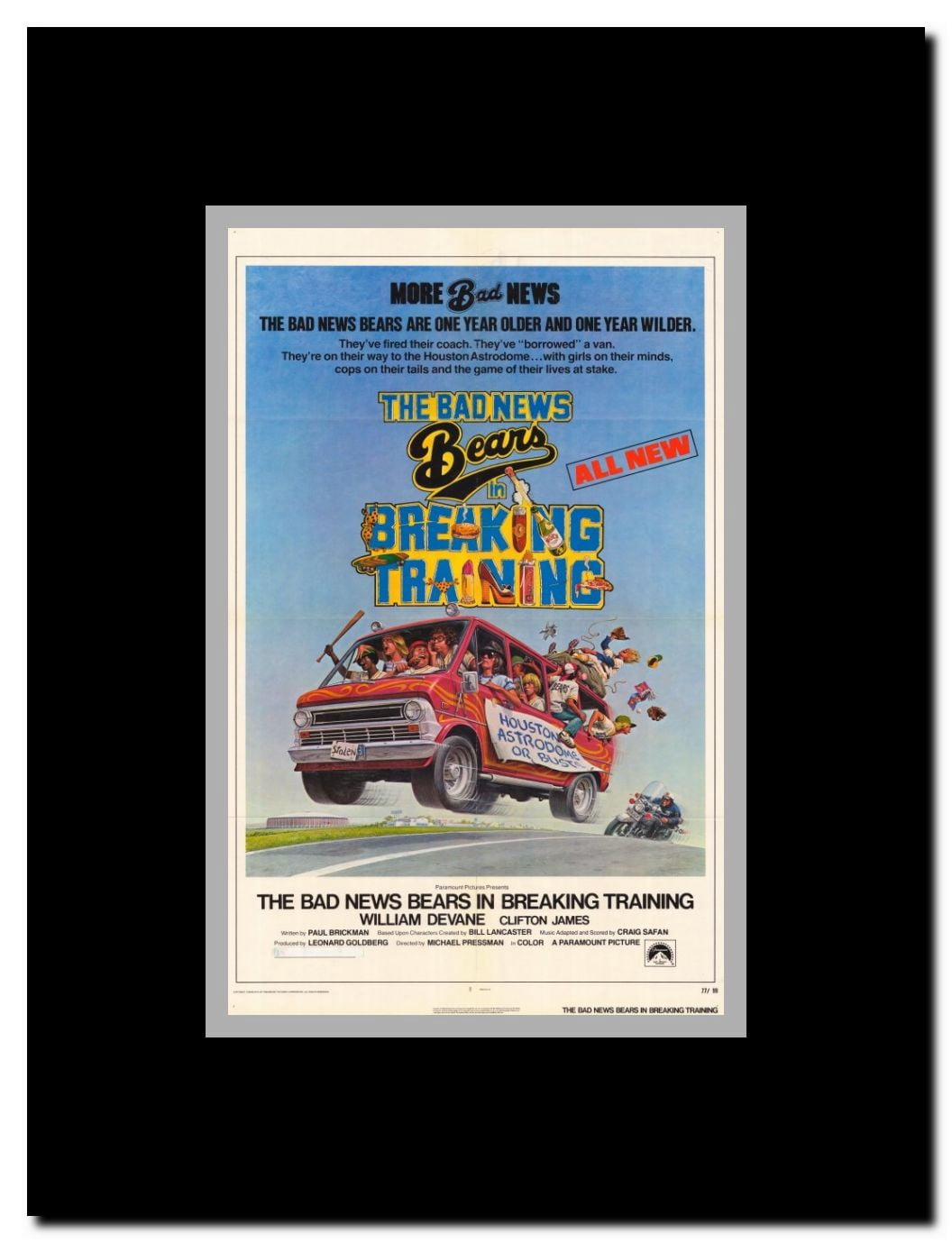 The Bad News Bears/The Bad News Bears in Breaking Training Framed Movie Poster