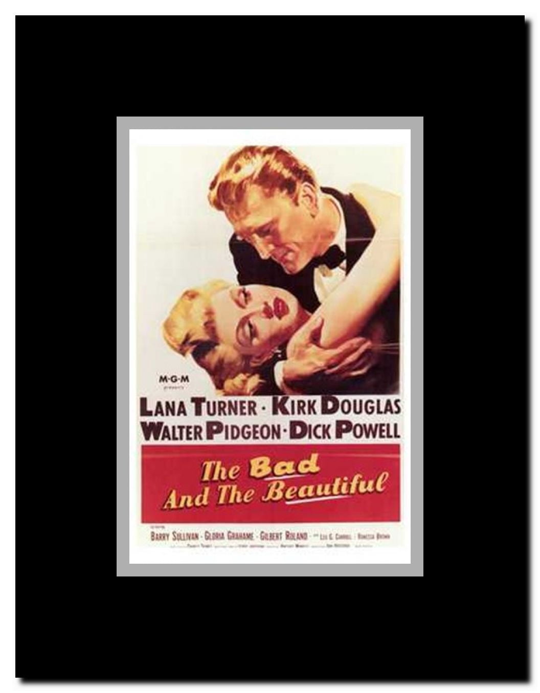 The Bad and the Beautiful Framed Movie Poster